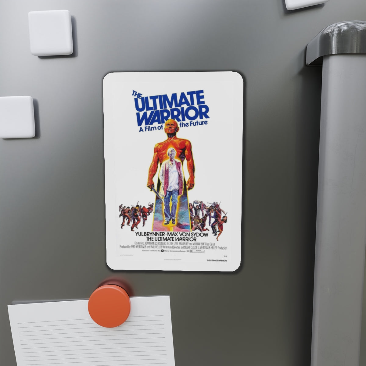 THE ULTIMATE WARRIOR 1975 Movie Poster - Refrigerator Magnet-The Sticker Space