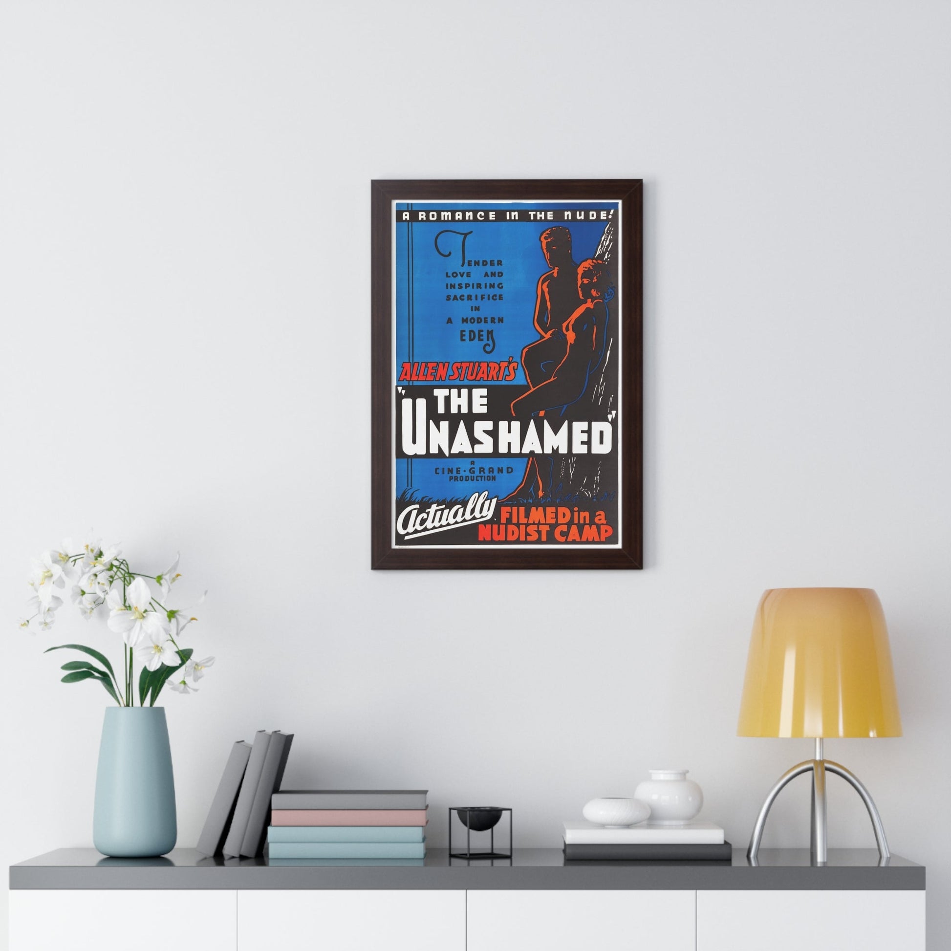 THE UNASHAMED 1938 - Framed Movie Poster-The Sticker Space