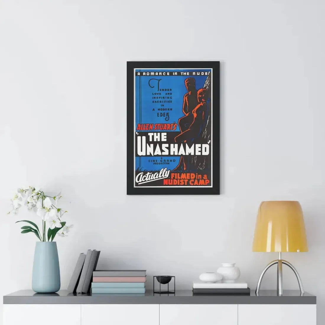 THE UNASHAMED 1938 - Framed Movie Poster - The Sticker Space