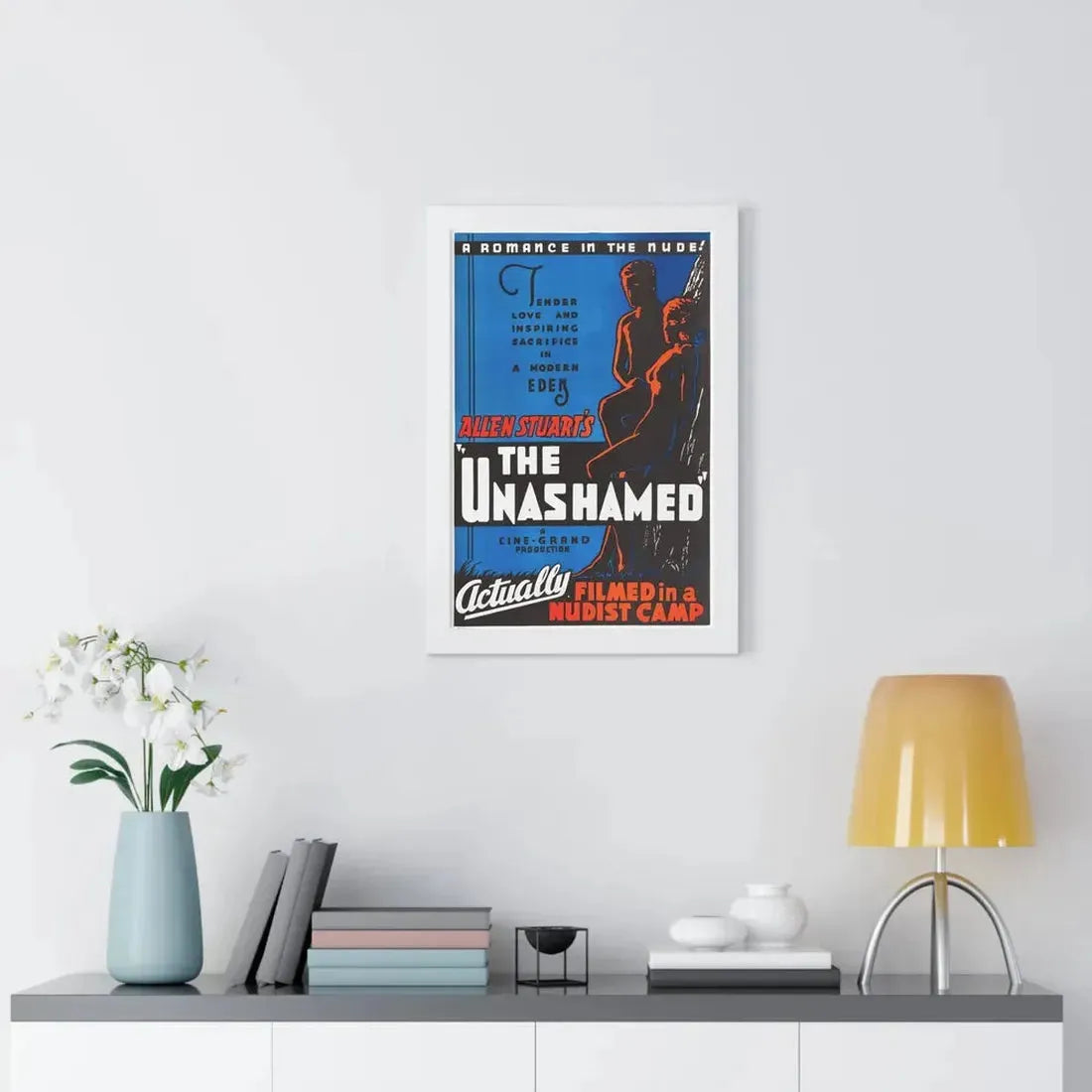 THE UNASHAMED 1938 - Framed Movie Poster - The Sticker Space