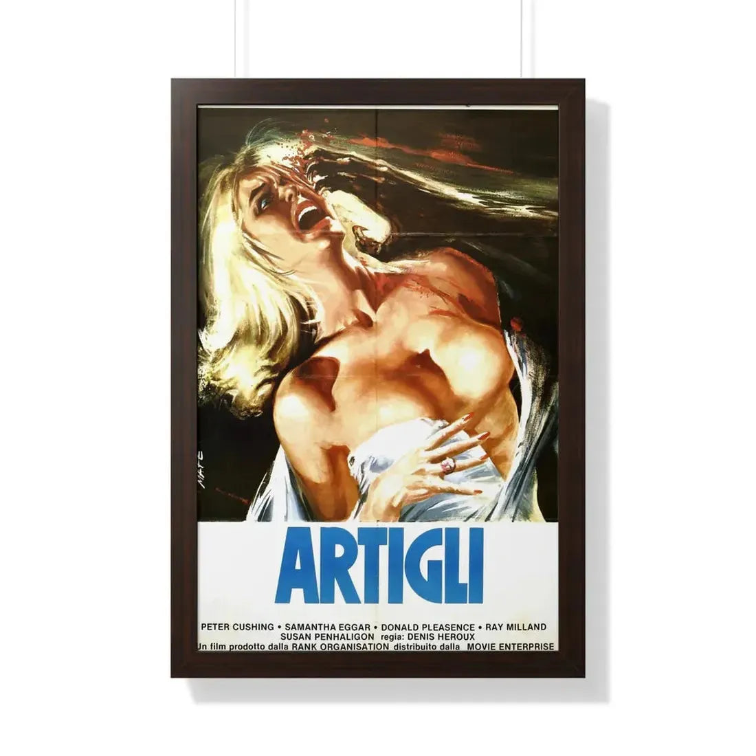 THE UNCANNY 1977 - Framed Movie Poster 20" x 30" Walnut - The Sticker Space