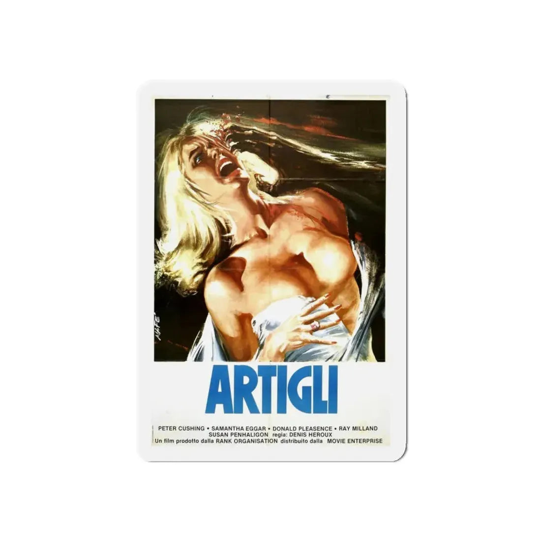 THE UNCANNY 1977 Movie Poster - Refrigerator Magnet 5 Inch Die-Cut - The Sticker Space