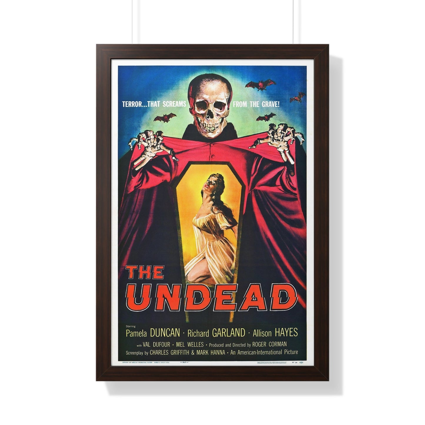 THE UNDEAD 1957 - Framed Movie Poster-20" x 30"-The Sticker Space