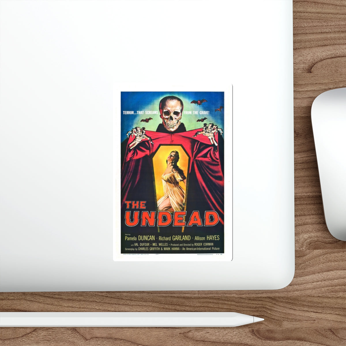 THE UNDEAD 1957 Movie Poster STICKER Vinyl Die-Cut Decal-The Sticker Space