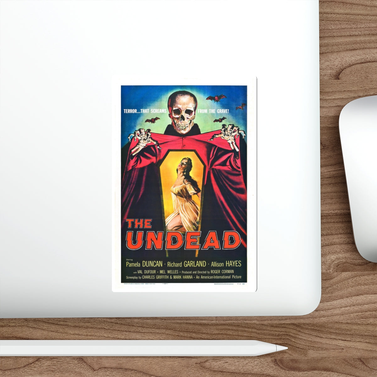 THE UNDEAD 1957 Movie Poster STICKER Vinyl Die-Cut Decal-The Sticker Space