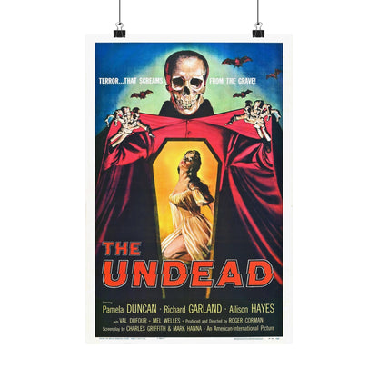 THE UNDEAD 1957 - Paper Movie Poster-12″ x 18″-The Sticker Space