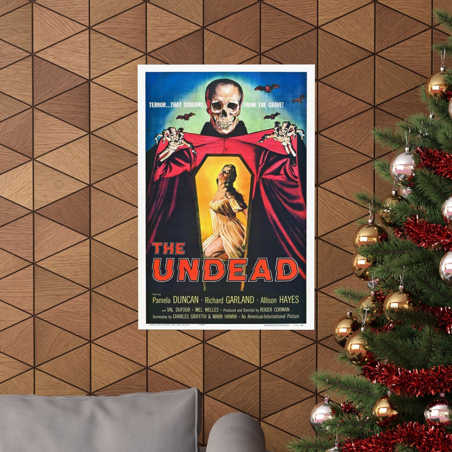 THE UNDEAD 1957 - Paper Movie Poster-The Sticker Space