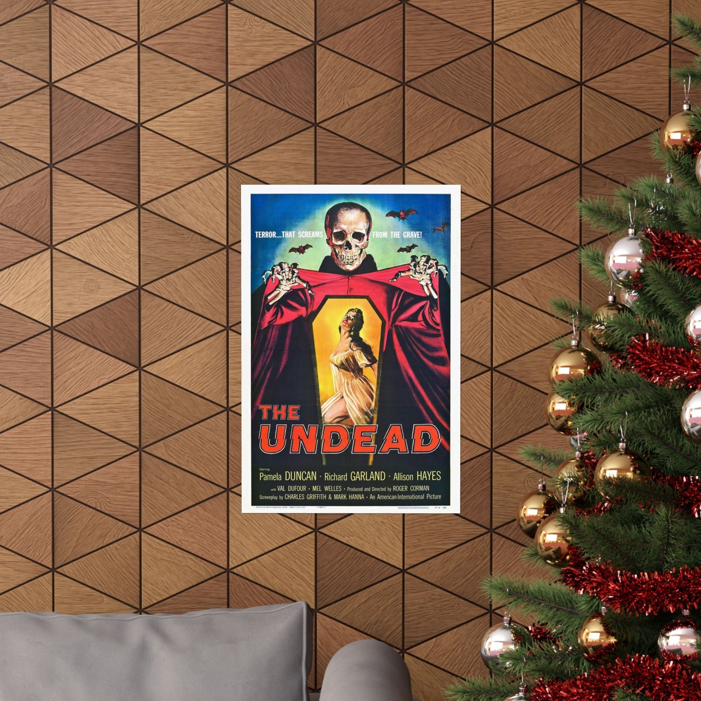 THE UNDEAD 1957 - Paper Movie Poster-The Sticker Space