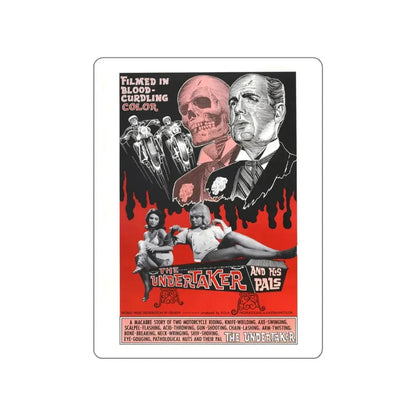 THE UNDERTAKER AND HIS PALS 1966 Movie Poster STICKER Vinyl Die-Cut Decal 5 Inch - The Sticker Space
