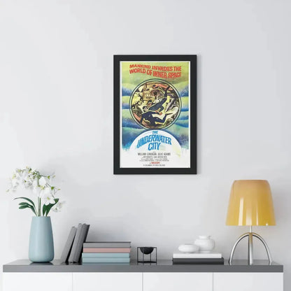 THE UNDERWATER CITY 1962 - Framed Movie Poster - The Sticker Space