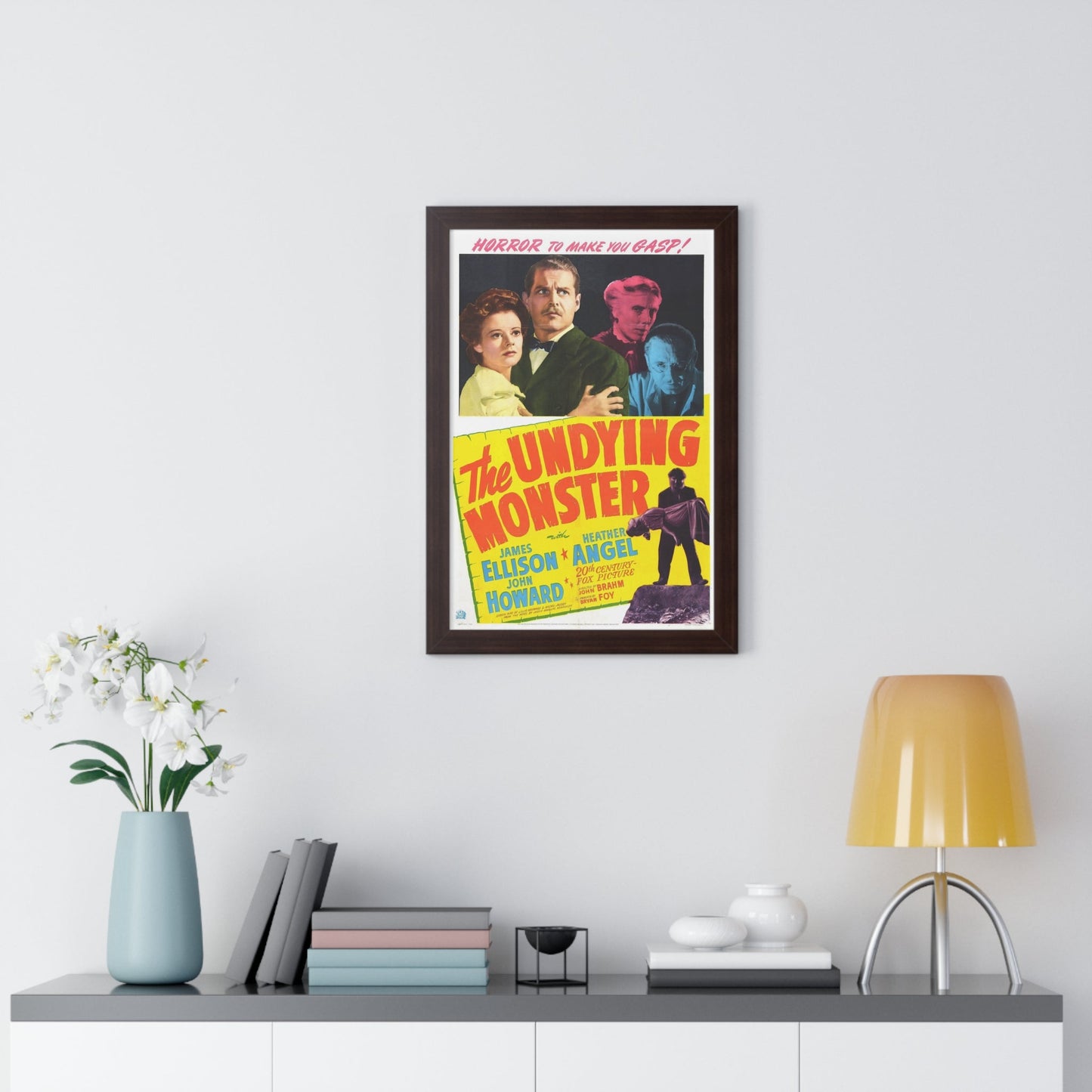 THE UNDYING MONSTER 1942 - Framed Movie Poster-The Sticker Space