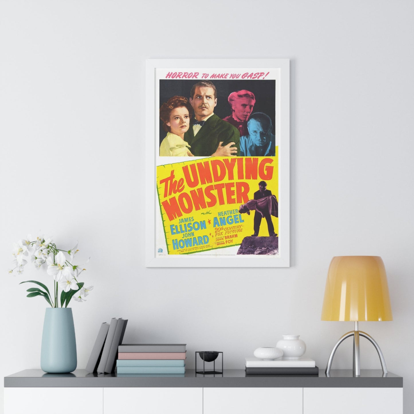 THE UNDYING MONSTER 1942 - Framed Movie Poster-The Sticker Space