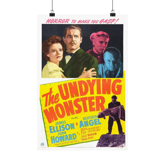 THE UNDYING MONSTER 1942 - Paper Movie Poster-12″ x 18″-The Sticker Space