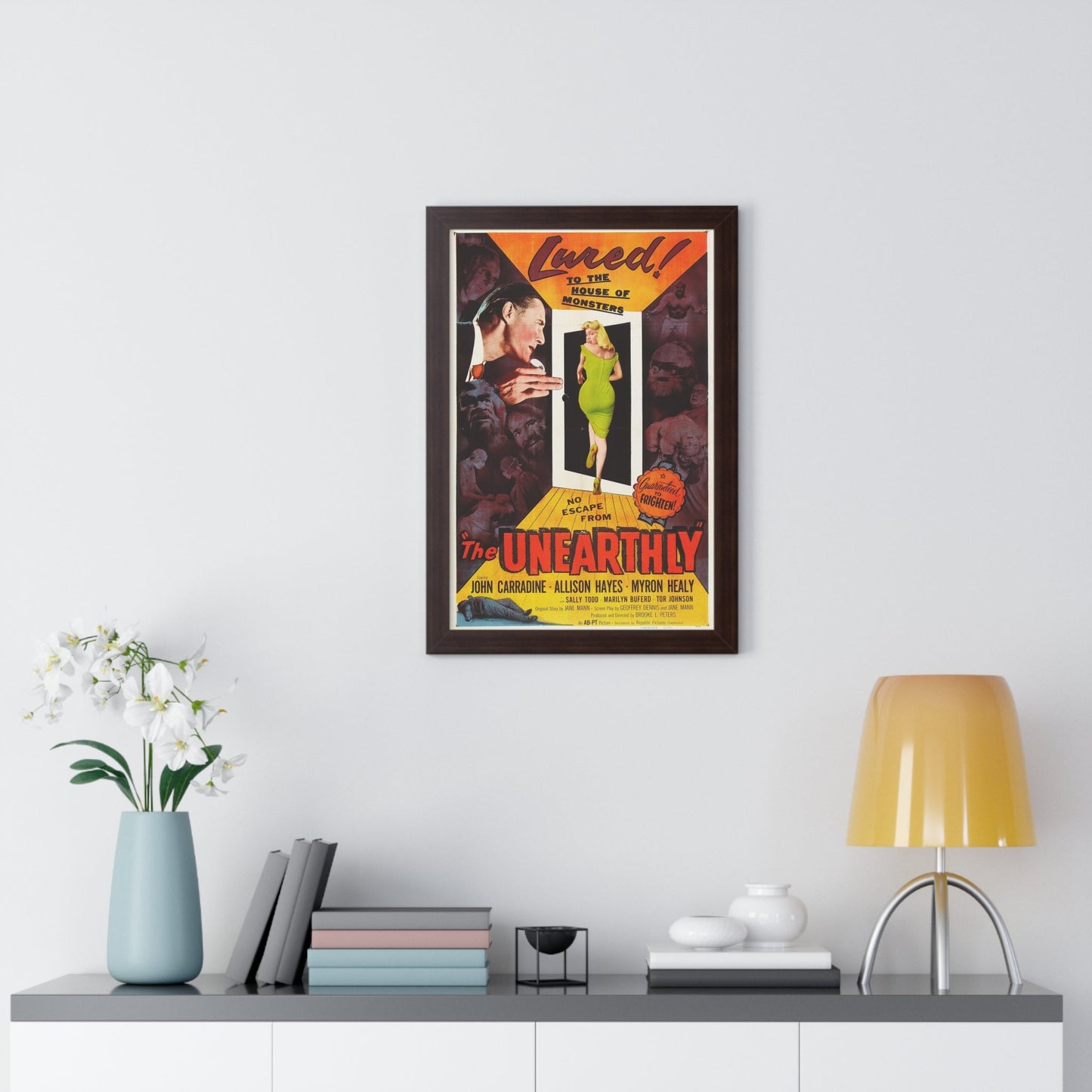 THE UNEARTHLY 1957 - Framed Movie Poster-The Sticker Space