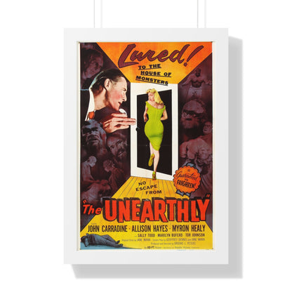 THE UNEARTHLY 1957 - Framed Movie Poster-16″ x 24″-The Sticker Space