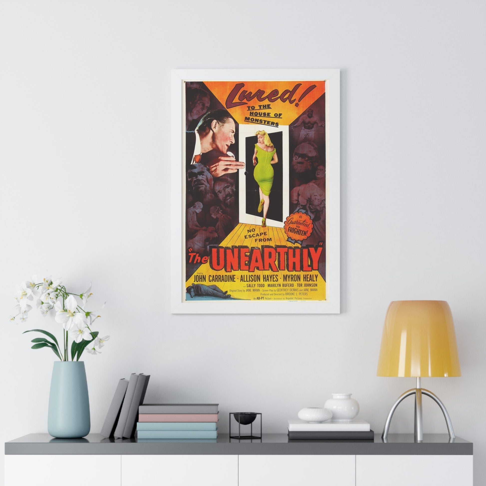 THE UNEARTHLY 1957 - Framed Movie Poster-The Sticker Space