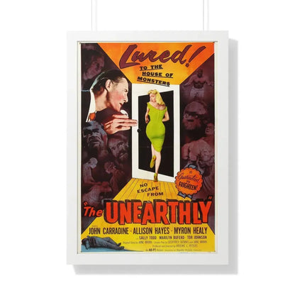THE UNEARTHLY 1957 - Framed Movie Poster 20" x 30" White - The Sticker Space