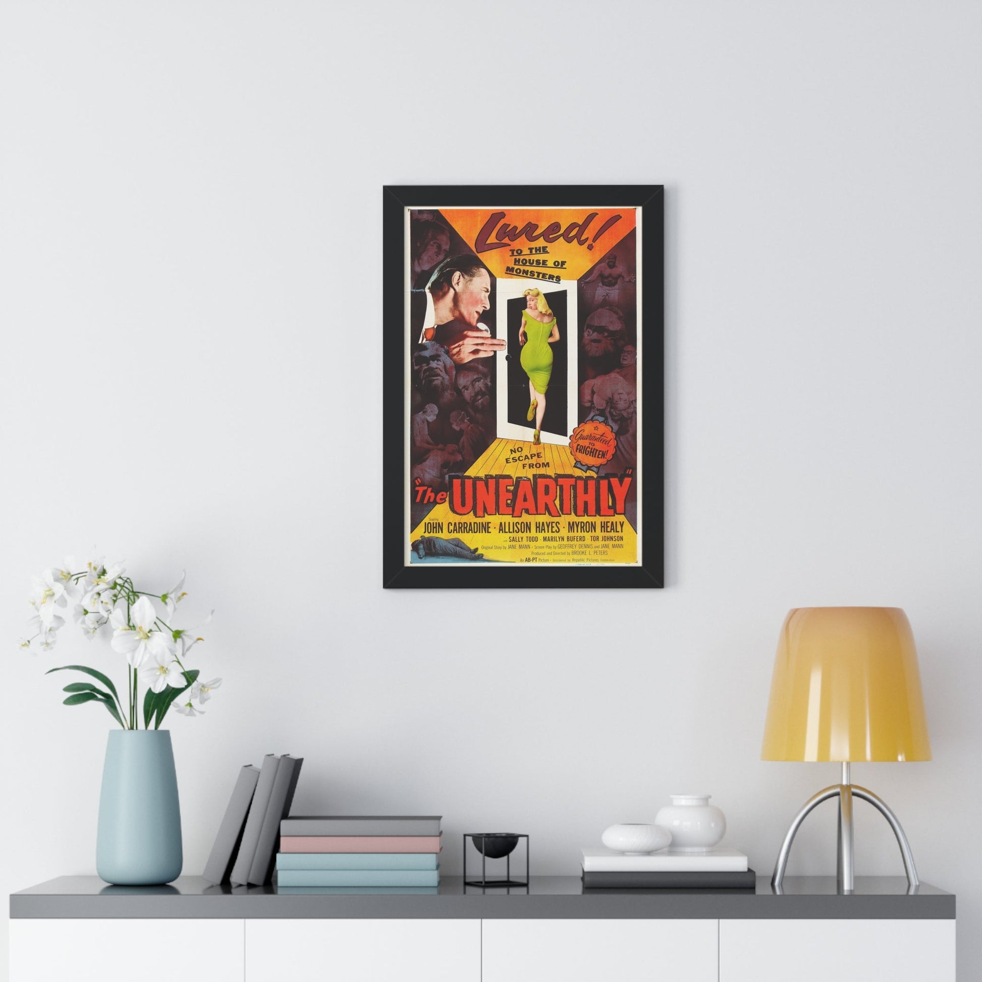 THE UNEARTHLY 1957 - Framed Movie Poster-The Sticker Space