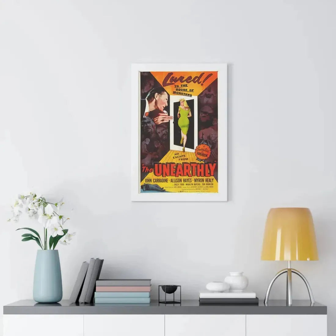 THE UNEARTHLY 1957 - Framed Movie Poster - The Sticker Space
