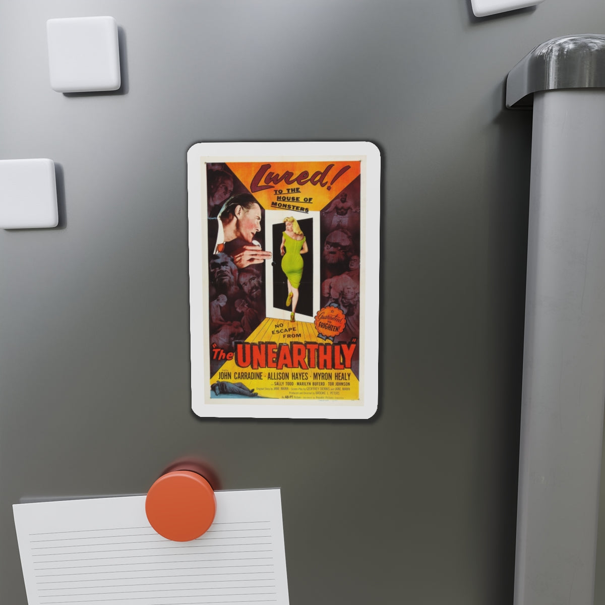 THE UNEARTHLY 1957 Movie Poster - Refrigerator Magnet-The Sticker Space