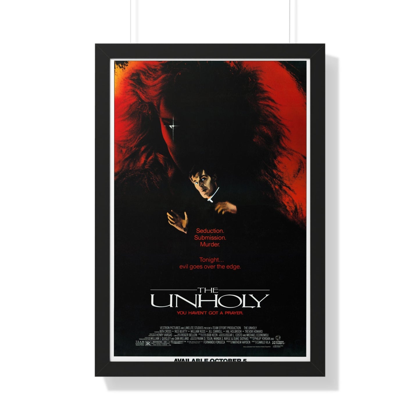 THE UNHOLY 1988 - Framed Movie Poster-20" x 30"-The Sticker Space