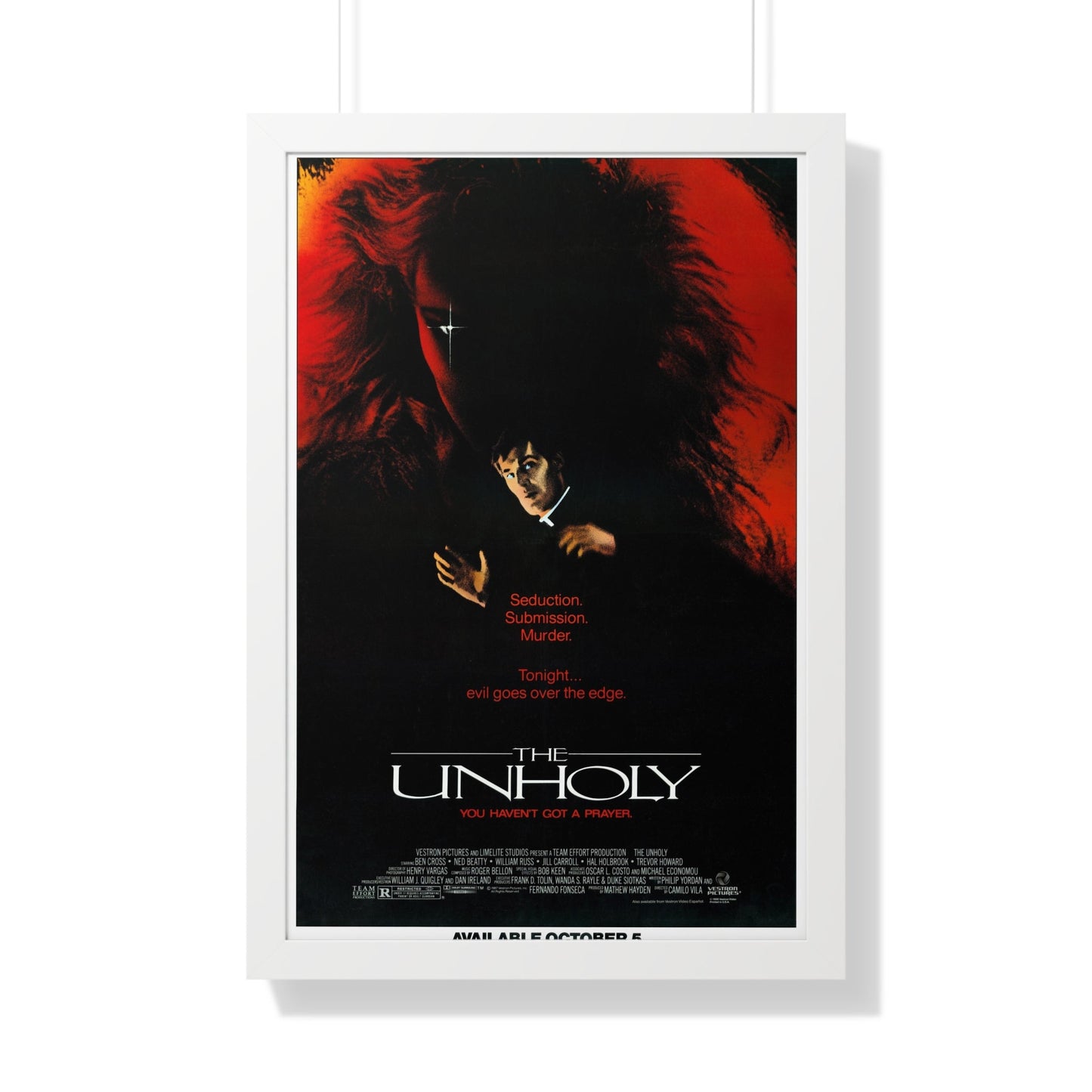 THE UNHOLY 1988 - Framed Movie Poster-20" x 30"-The Sticker Space