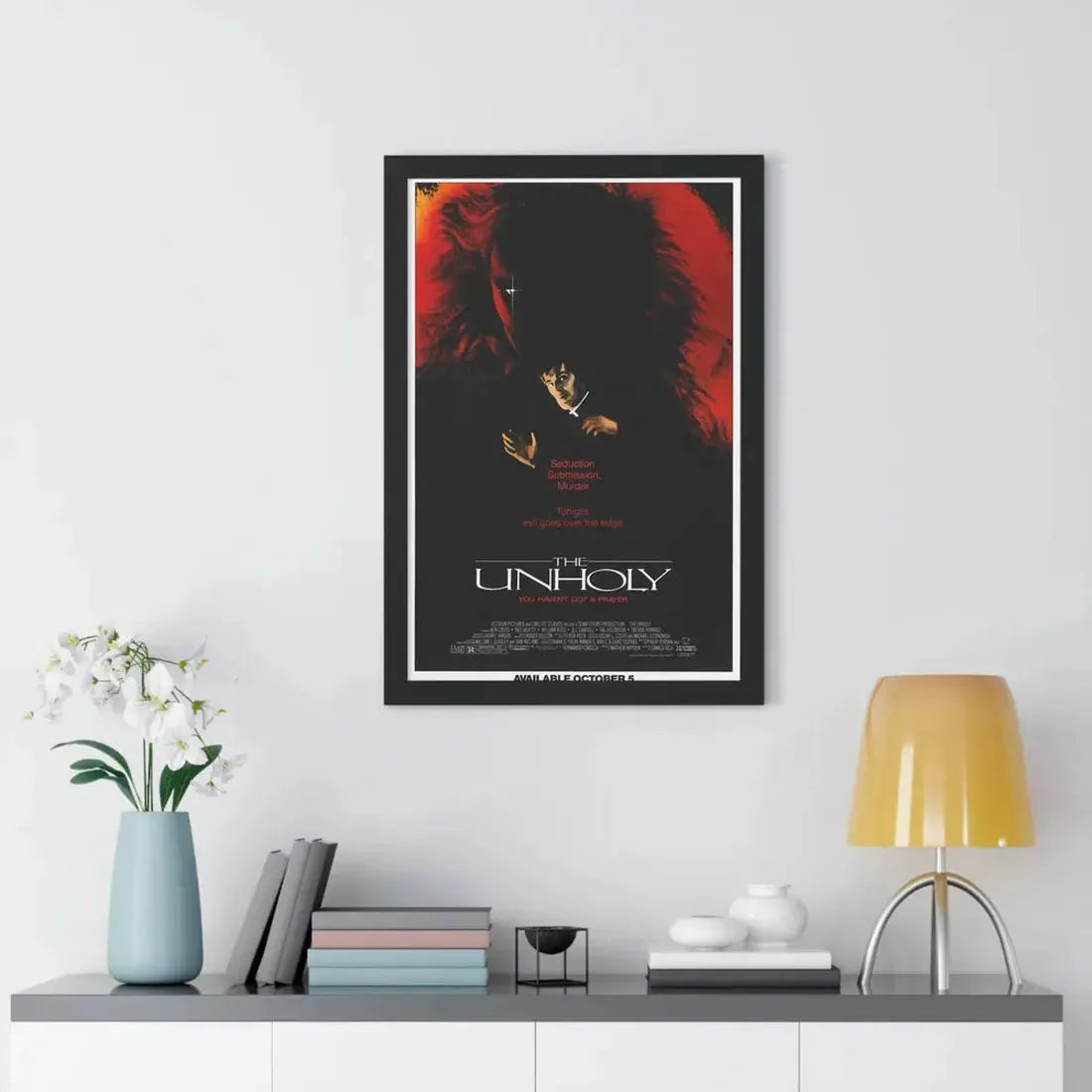 THE UNHOLY 1988 - Framed Movie Poster - The Sticker Space