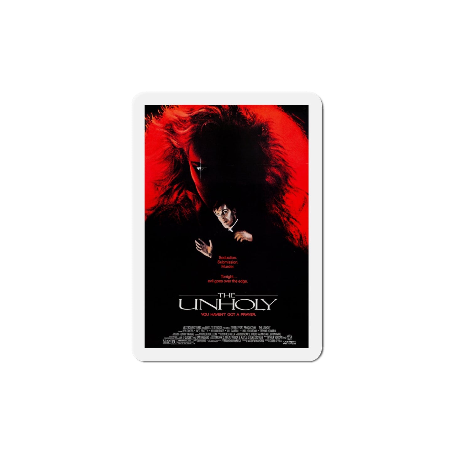 The Unholy 1988 Movie Poster Die-Cut Magnet-5" x 5"-The Sticker Space