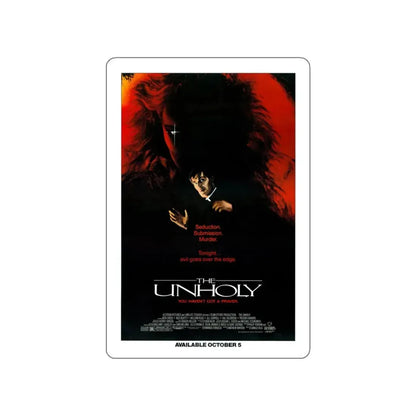THE UNHOLY 1988 Movie Poster STICKER Vinyl Die-Cut Decal 4 Inch - The Sticker Space