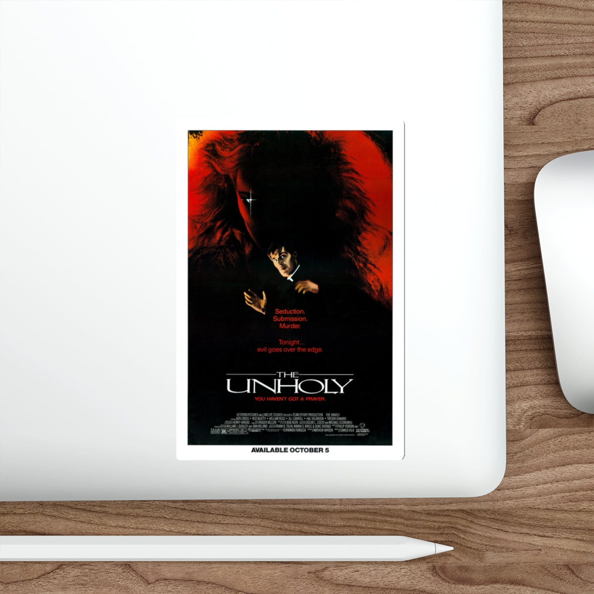 THE UNHOLY 1988 Movie Poster STICKER Vinyl Die-Cut Decal-The Sticker Space