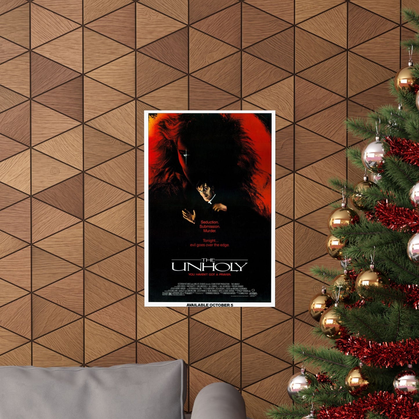 THE UNHOLY 1988 - Paper Movie Poster-The Sticker Space