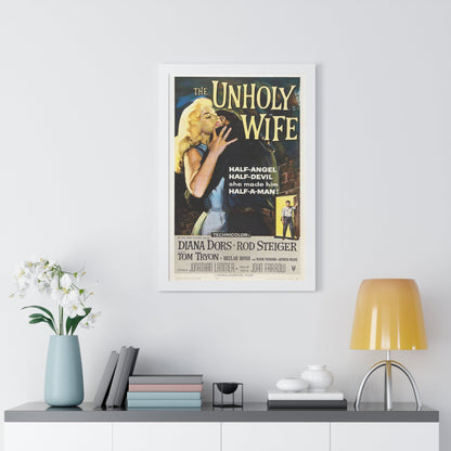 THE UNHOLY WIFE 1957 - Framed Movie Poster-The Sticker Space