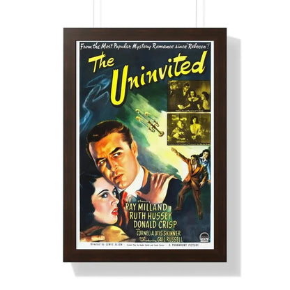THE UNINVITED 1944 - Framed Movie Poster 16″ x 24″ Walnut - The Sticker Space