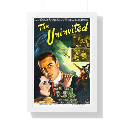 THE UNINVITED 1944 - Framed Movie Poster 16″ x 24″ White - The Sticker Space