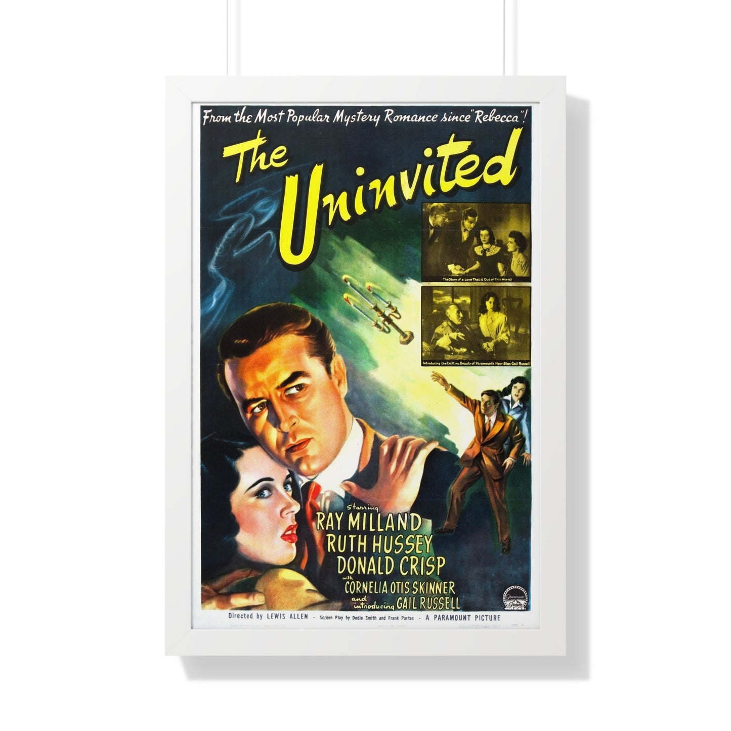 THE UNINVITED 1944 - Framed Movie Poster-20" x 30"-The Sticker Space