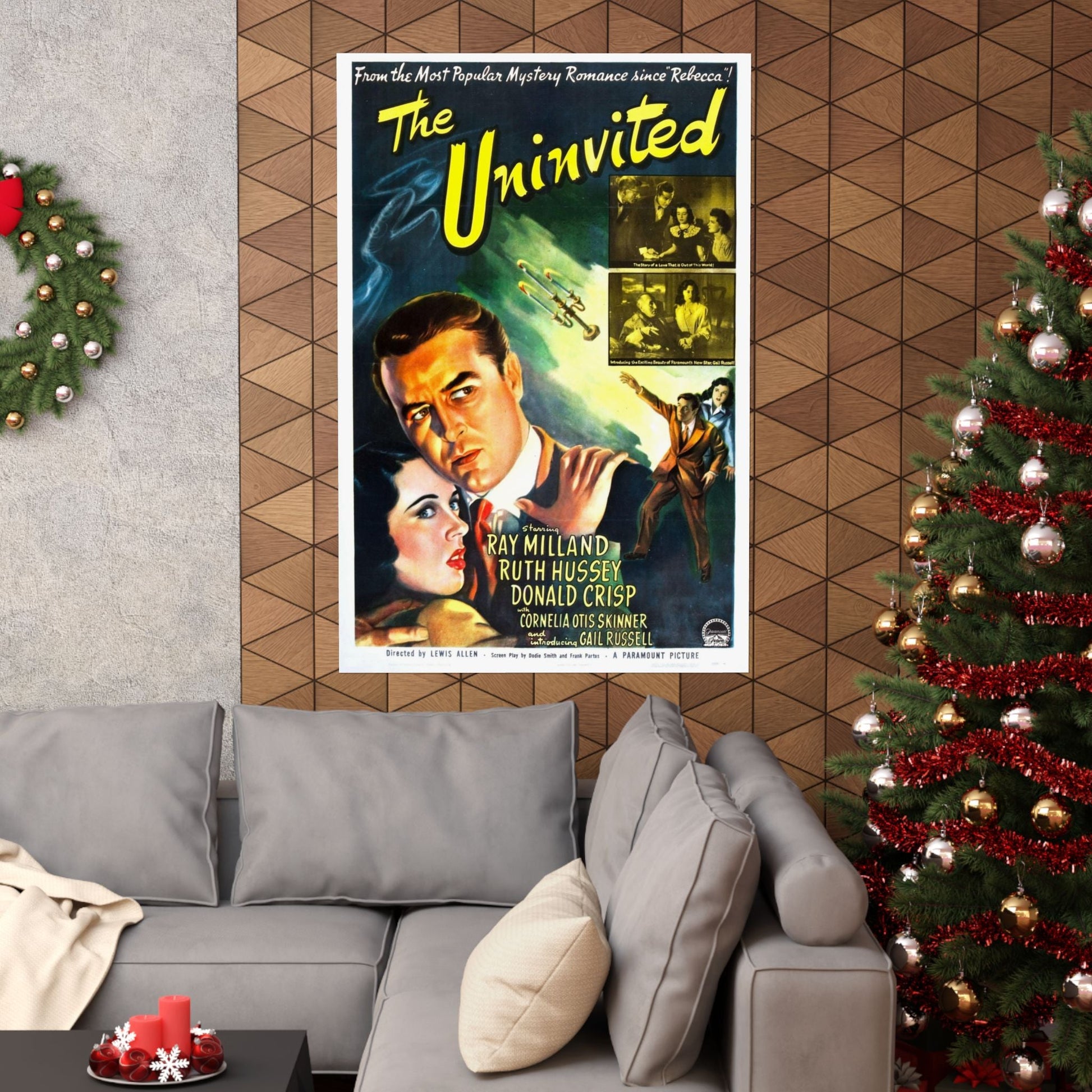 THE UNINVITED 1944 - Paper Movie Poster-The Sticker Space