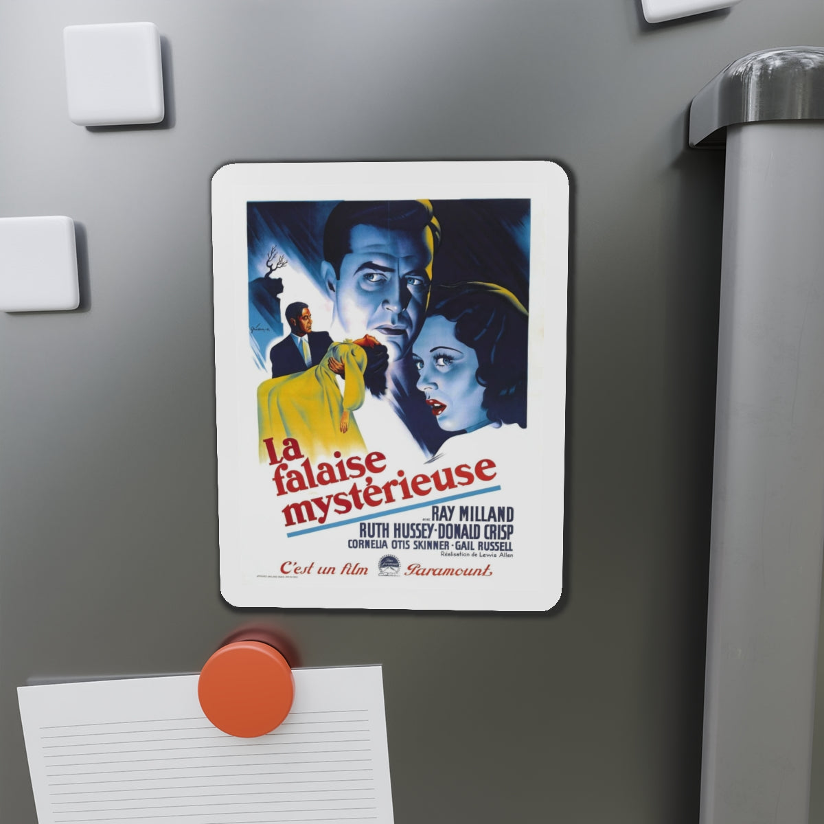 THE UNINVITED (FRENCH) 1944 Movie Poster - Refrigerator Magnet-The Sticker Space