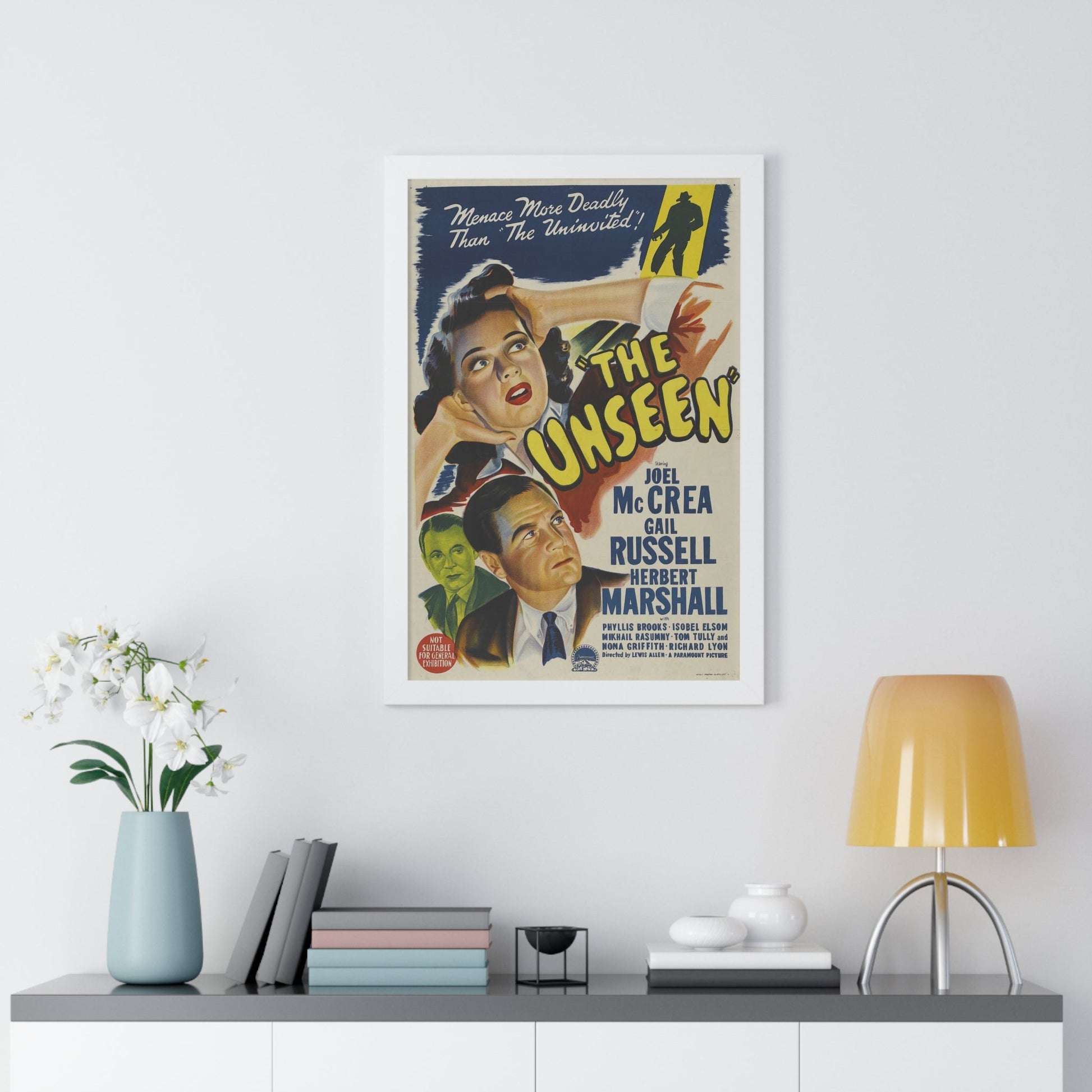 THE UNSEEN 1945 - Framed Movie Poster-The Sticker Space