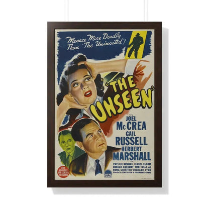 THE UNSEEN 1945 - Framed Movie Poster 20" x 30" Walnut - The Sticker Space
