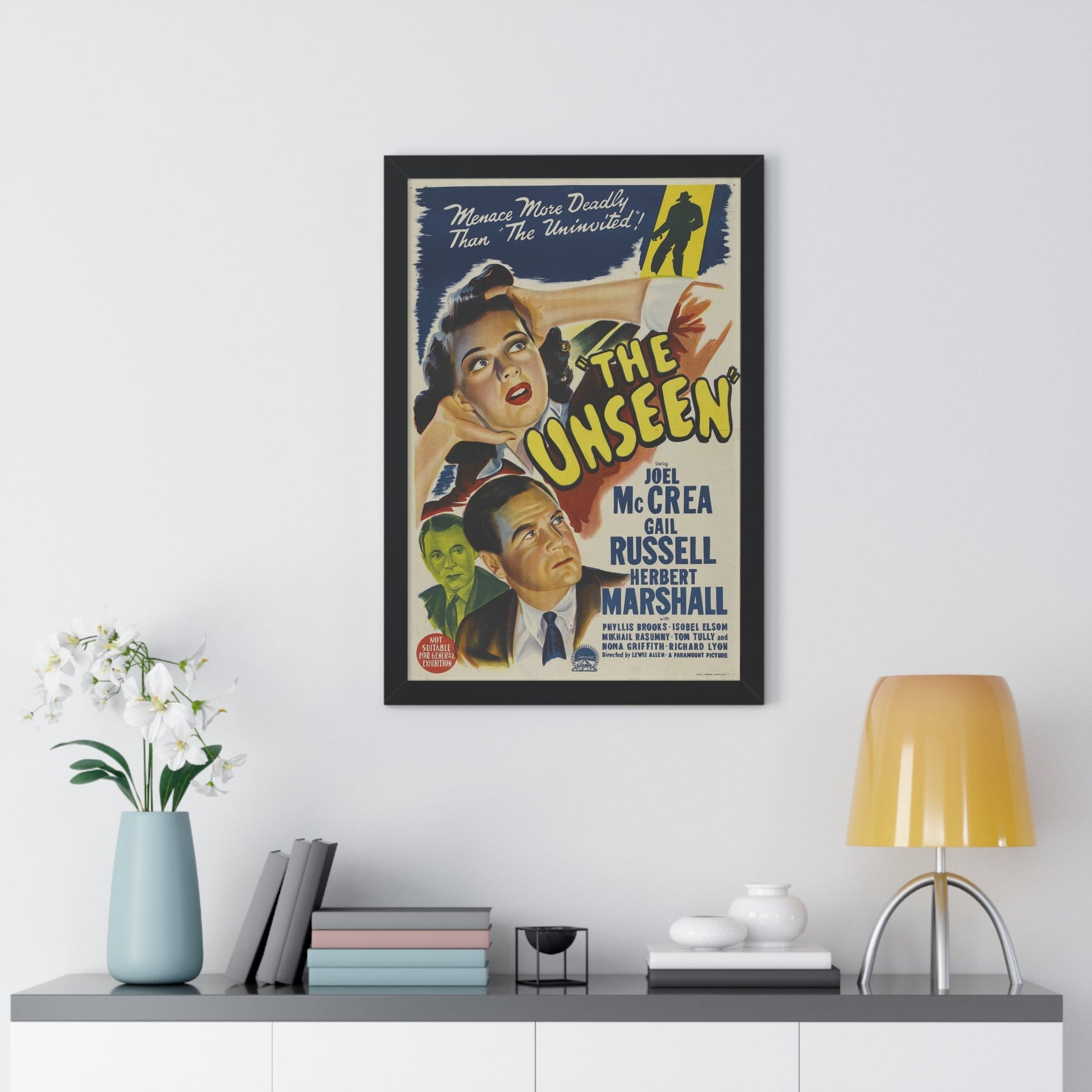 THE UNSEEN 1945 - Framed Movie Poster-The Sticker Space