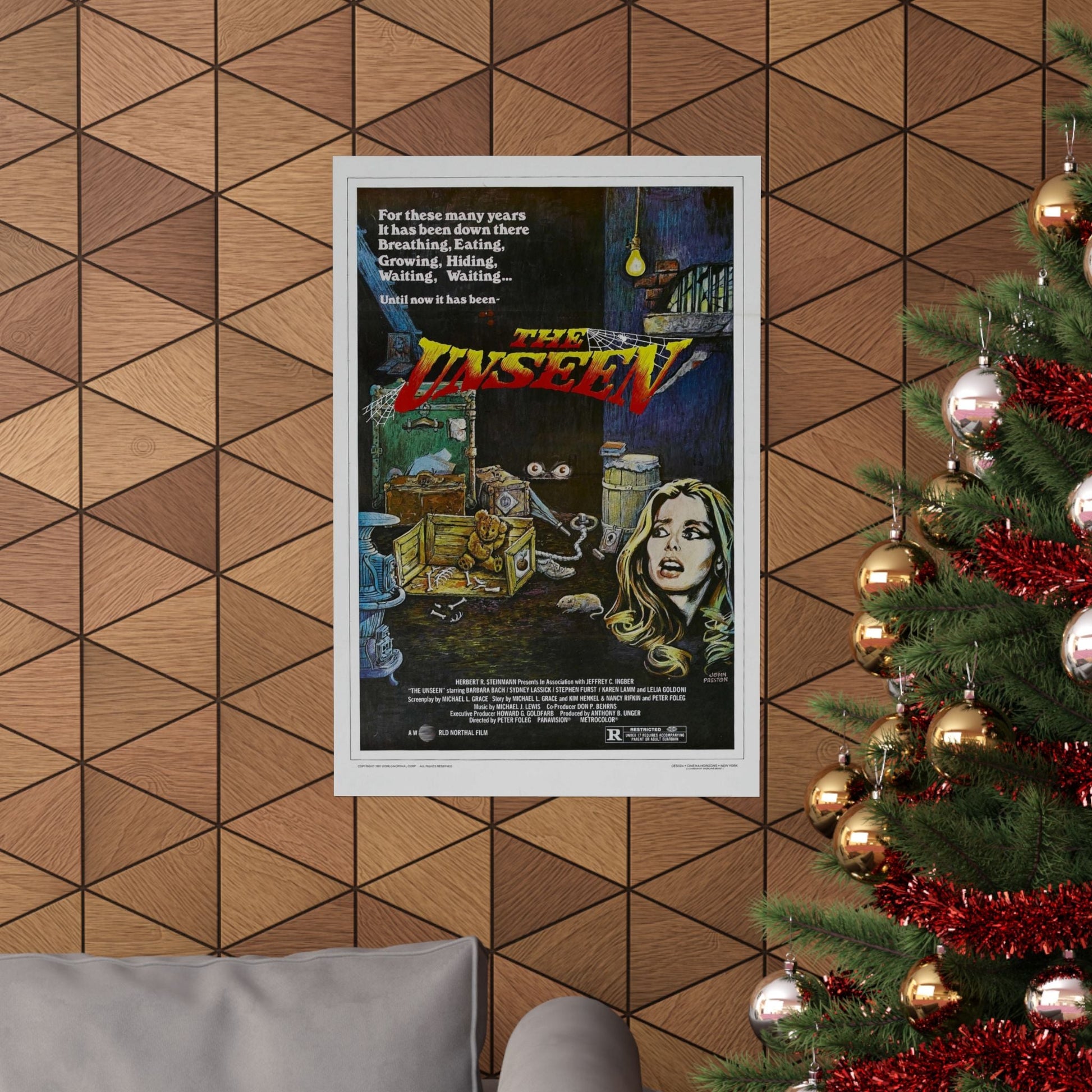 THE UNSEEN 1980 - Paper Movie Poster-The Sticker Space