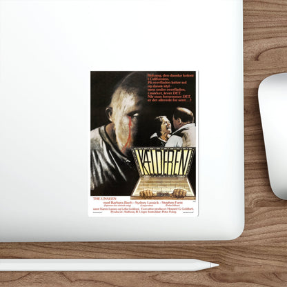 THE UNSEEN (DANISH) 1980 Movie Poster STICKER Vinyl Die-Cut Decal-The Sticker Space