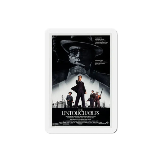 The Untouchables 1987 Movie Poster Refrigerator Magnet 2 Inch - The Sticker Space