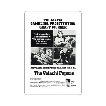 The Valachi Papers 1972 Movie Poster STICKER Vinyl Die-Cut Decal 2 Inch - The Sticker Space