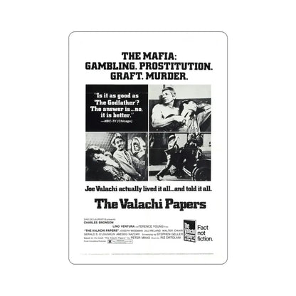 The Valachi Papers 1972 Movie Poster STICKER Vinyl Die-Cut Decal 6 Inch - The Sticker Space