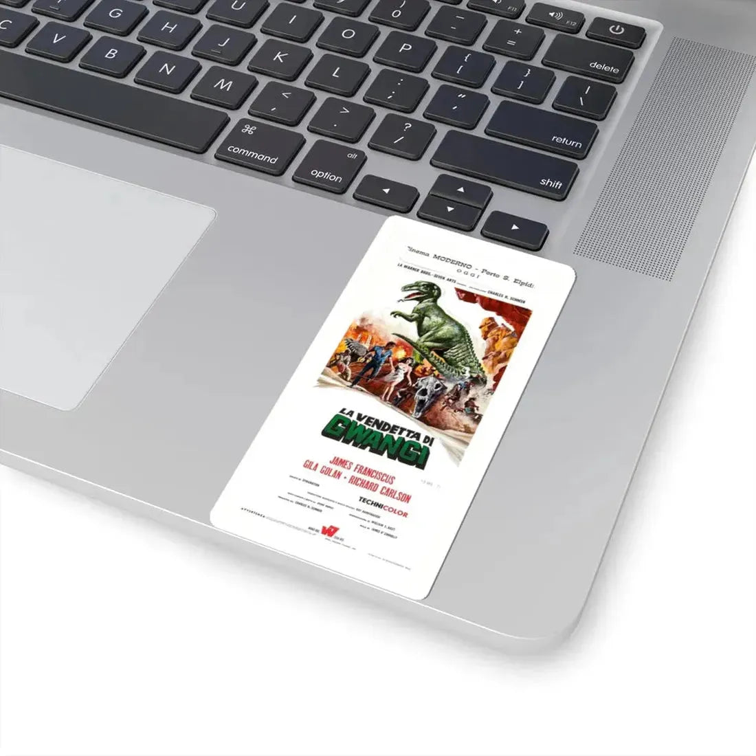 THE VALLEY OF GWANGI (ITALIAN) 1969 Movie Poster - STICKER Vinyl Kiss-Cut Decal - The Sticker Space