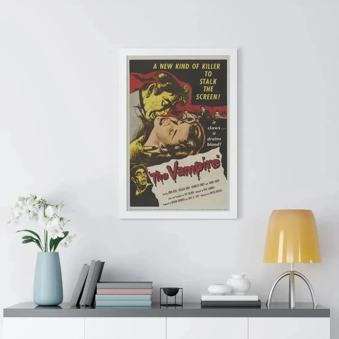 THE VAMPIRE 1957 - Framed Movie Poster - The Sticker Space