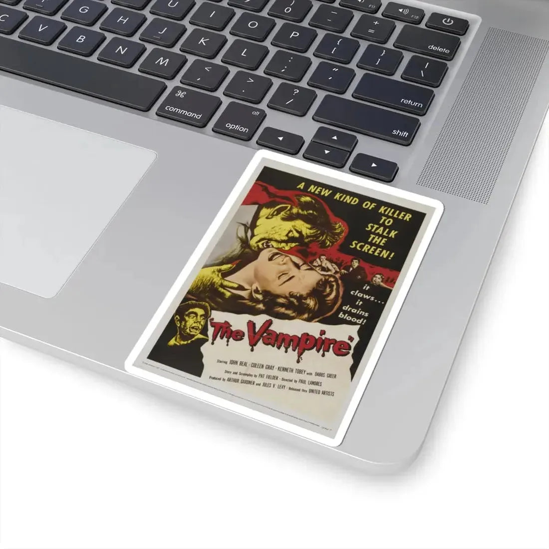 THE VAMPIRE 1957 Movie Poster - STICKER Vinyl Kiss-Cut Decal - The Sticker Space