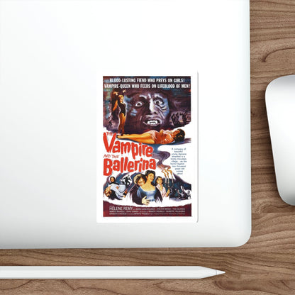 THE VAMPIRE AND THE BALLERINA 1960 Movie Poster STICKER Vinyl Die-Cut Decal-The Sticker Space