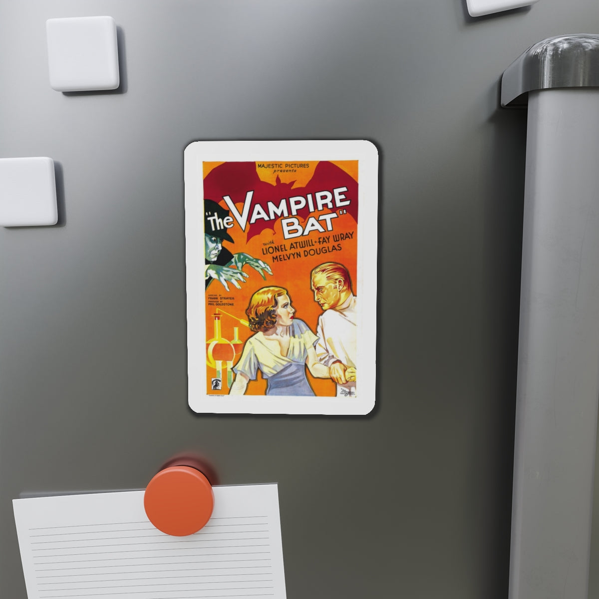 THE VAMPIRE BAT 1933 Movie Poster - Refrigerator Magnet-The Sticker Space